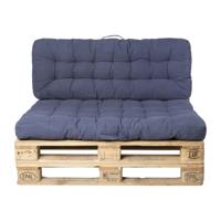 Palletkussens 120x80 cm - donkerblauw - set van 2 - thumbnail