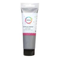 Acrylverf qrea 120 ml zilver - thumbnail