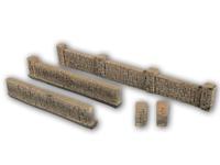 NOCH 0058282 H0 Muur met metselwerk Zandsteen - thumbnail
