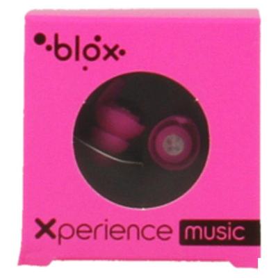 Blox Xperience Music Fluo Roze 1 Paar Oordoppen