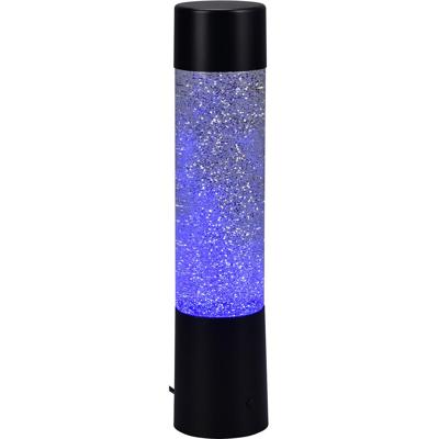 Energiezuinige LED Tafellamp 0.9W - Warm Wit 3000K - Mat Zwart Kunststof - Trion Wuka Glitter
