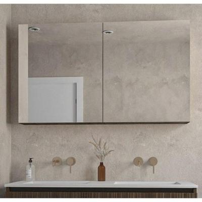 Saniclass Holz Base Spiegelkast - 120x70cm - donker eiken SW773986