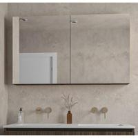 Saniclass Holz Base Spiegelkast - 120x70cm - donker eiken SW773986 - thumbnail