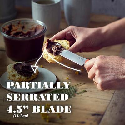 OPINEL - Naturel - Ontbijt-/brunchmes 11cm microkartel Tangerine