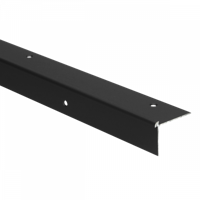 Küberit - Trapneusprofiel recht 871 t.b.v. 3mm PVC zwart - 250 cm - thumbnail