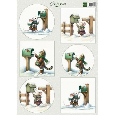 Marianne Design • knipvel christmas mail