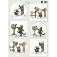 Marianne Design • knipvel christmas mail - thumbnail