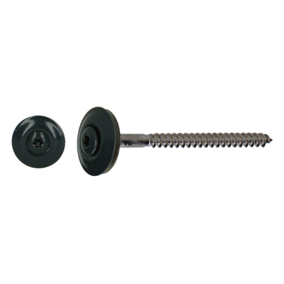 pgb-Europe PGB-FASTENERS | Houtschroef D7995+EPDM20 4,5x45 R7016 A2 | 100 st 7995RTA000457016B3