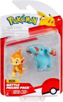 Pokemon Battle Feature Figure - Chimchar & Phanpy - thumbnail