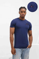 AB Lifestyle Essential T-Shirt Heren Blauw - Maat XS - Kleur: Blauw | Soccerfanshop - thumbnail