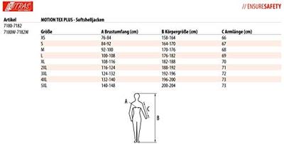 NITRAS SAFETY Nitras softshell jack "motion tex plus". winter softshellj. gr. xx nitras motion tex plus