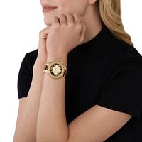 Michael Kors MK7269 Horloge Camille Chrono staal goudkleurig-bruin 43 mm - thumbnail