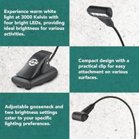 K&M 12274 lessenaar lamp met 4 LEDs T-model FlexLight - thumbnail