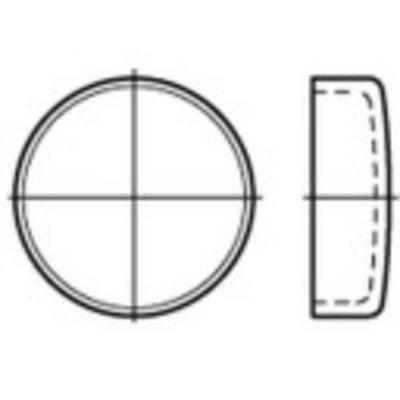 TOOLCRAFT Afsluitdop Staal 107074 100 stuk(s) (Ø) 20 mm