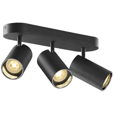 SLV 3-lichts opbouwspotAsto Tube zwart - 3x GU10 - 1006427