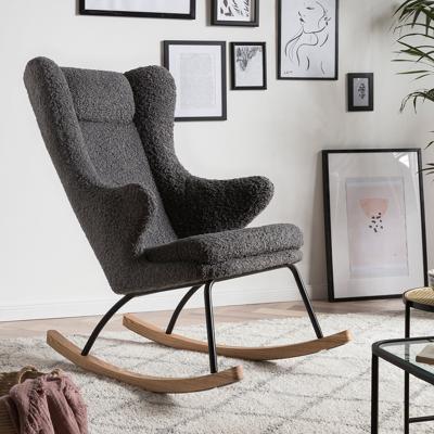 Artistiq Schommelstoel 'Benji' kleur grijs