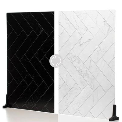 V-Flat Zigzag Marble White/Zigzag Marble Black - XL
