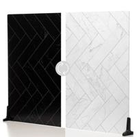 V-Flat Zigzag Marble White/Zigzag Marble Black - XL - thumbnail