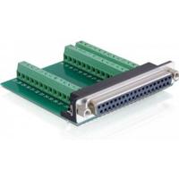 Delock Adapter 65319 D-sub female connector 180 ° Aantal polen: 37, 39 1 stuk(s) - thumbnail