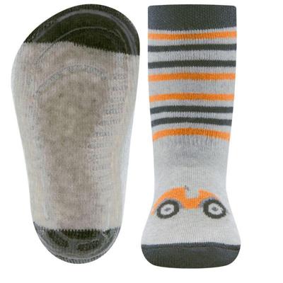 Ewers antislip sokken Stoppi softstep raceauto zilvergrijs-31-34