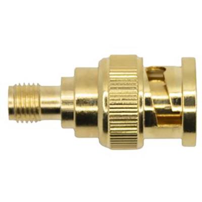 Mueller Electric BU-P4289 Adapterstekker BNC-stekker - SMA-bus Messing Mueller Electric BU-P4289 Adapterstekker BNC-stekker - SMA-bus Messing