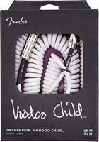 Fender Jimi Hendrix Voodoo Child Coiled Cable White 9.1 m - thumbnail