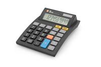 Twen J 1010 Bureaurekenmachine Zwart Aantal displayposities: 10 werkt op zonne-energie, werkt op batterijen (b x h x d) 112 x 40 x 141 mm - thumbnail