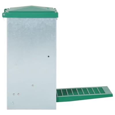 VidaXL Pluimveevoerbak automatisch met pedaal 8 kg