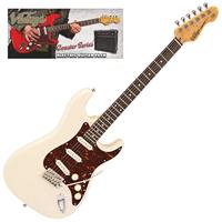 Vintage VIP-V60VW Coaster Series Vintage White Guitar Pack elektrische gitaar set met versterker - thumbnail