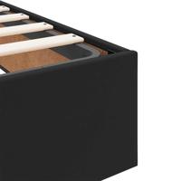 Bedframe zonder matras 140x200 cm kunstleer zwart - thumbnail