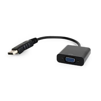 DisplayPort naar VGA adapterkabel zwart 15 cm