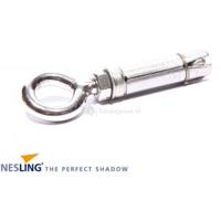 Nesling keilhuls met schroefoog voor schaduwdoeken - thumbnail