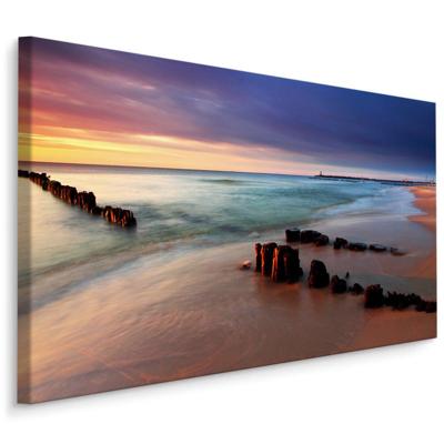 Schilderij - Baltische Zee, 4 maten, wanddecoratie, hoge kwaliteit scherpe prijs