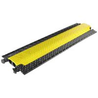 DEFENDER by Adam Hall Kabelbrug 86100LUX Polyurethaan Zwart/geel Aantal kanalen: 2 1005 mm Inhoud: 1 stuk(s) - thumbnail