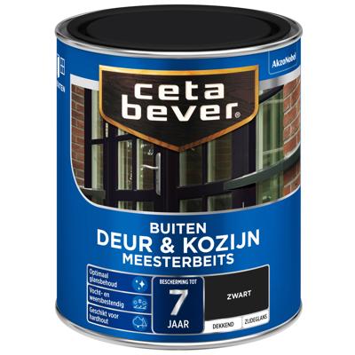 Cetabever Meesterbeits Deur en Kozijn Dekkend Zijdeglans - Zwart