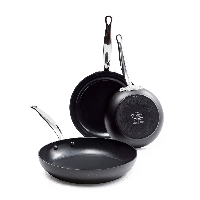 Barcelona Black Koekenpannenset 3-delig - thumbnail