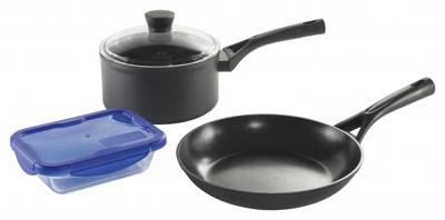 3-delige pannenset voor masterstudenten