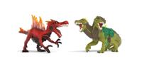 schleich ELDRADOR CREATURES vuurdino vs junglehagedis 70834 - thumbnail
