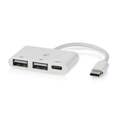 Nedis USB-Hub | 1x USB-C | 1x USB-C / 2x USB 2.0 A Female | 3 poort(en) | USB Gevoed - CCGB64785WT01 Nedis USB-Hub | 1x USB-C | 1x USB-C / 2x USB 2.0 A Female | 3 poort(en) | USB Gevoed - CCGB64785WT01