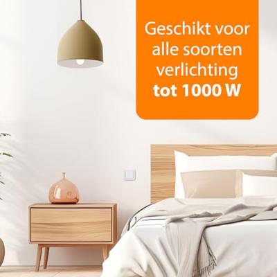 Smartwares SH4-99567 FSK 433 MHz Draadloze wandschakelaar SH4-99567 Smartwares SH4-99567 FSK 433 MHz Draadloze wandschakelaar SH4-99567