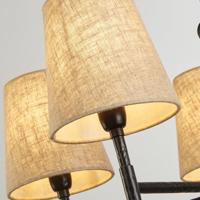 Searchlight 8-lichts hanglampGothic zwart - 30690-8BK - thumbnail