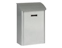 Practo Garden - Brievenbus - Leeds - Gelakt staal - Zilvergrijs - thumbnail