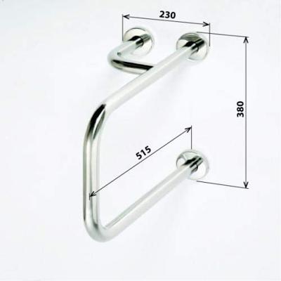 Handgreep Sapho Handicap Links 50 cm Roestvrij Staal Handgreep Sapho Handicap Links 50 cm Roestvrij Staal