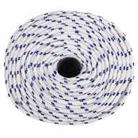 VidaXL Boot touw 10 mm 25 m polypropyleen wit - thumbnail