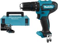 Makita hp333dsaj | 12 v max | klopboor-/schroefmachine | 2,0 ah accu (2 st) | lader | in mbox - hp333dsaj - thumbnail