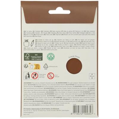 Folieballon Cijfer 5 Bruin Mat (86cm)