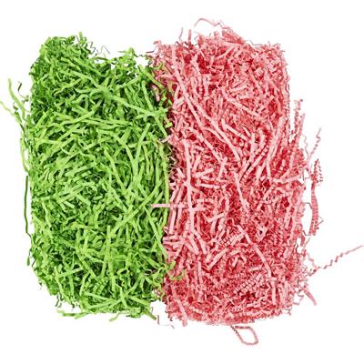 Creativ Company Crinkle papier, l: 25-30 cm, b: 3 mm, donkergroen, roze, 2x50 gr/ 1 doos Creativ Company Crinkle papier, l: 25-30 cm, b: 3 mm, donkergroen, roze, 2x50 gr/ 1 doos