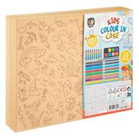 Creative Craft Group Kids kleur je eigen kleurkoffer, 33dlg. - thumbnail