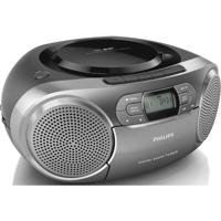 Philips Audio CD-Radiorekorder mit DAB+ (Dynamic Bass Boost, UKW-DAB+, CD, Kasseten-Deck) silber, AZB600/12 - thumbnail