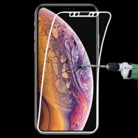 0.1 mm 9H volledig scherm flexibele Fiber gehard glas film voor iPhone 11 Pro Max/XS Max (wit) - thumbnail